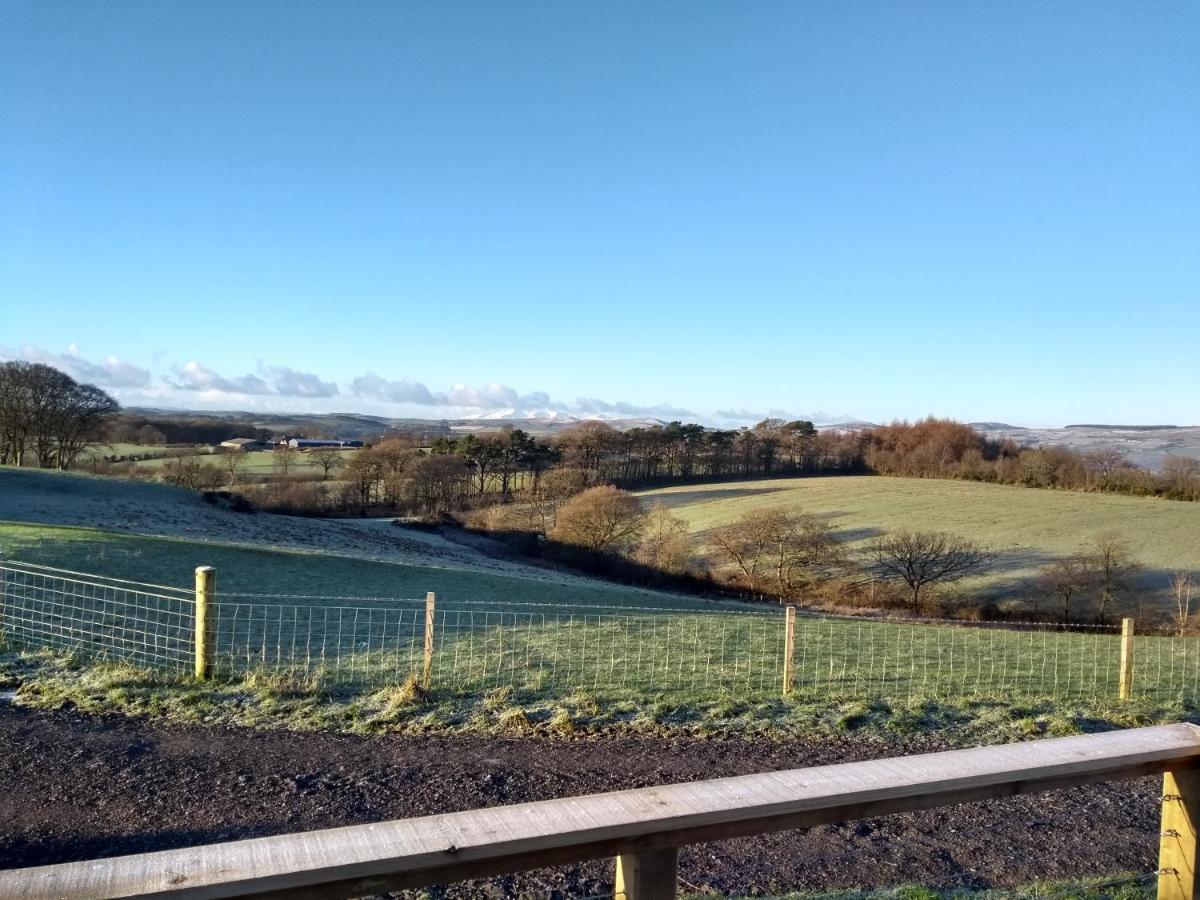 Cleeves Cabins Arran Luxury Lodge With Hot Tub Dalry  Exteriör bild