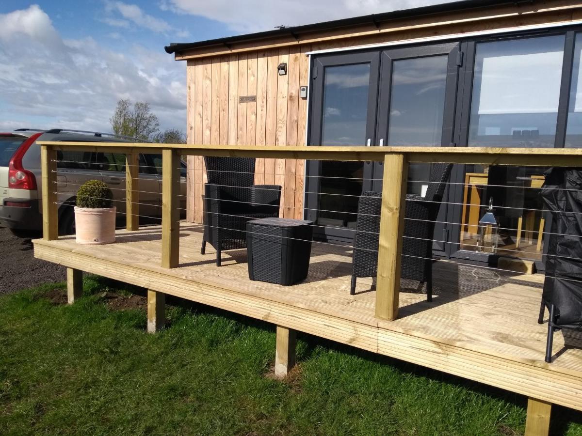 Cleeves Cabins Arran Luxury Lodge With Hot Tub Dalry  Exteriör bild